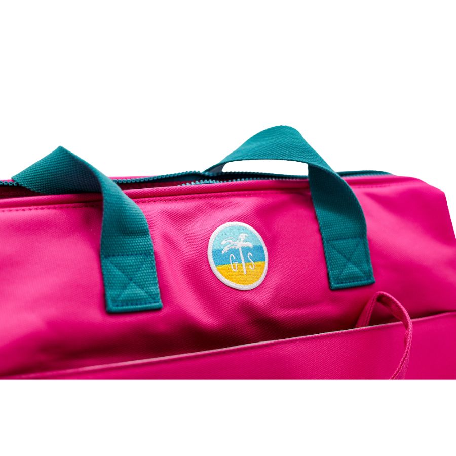 Gulf Shores Hinged Insulated Tote with matching wristlet