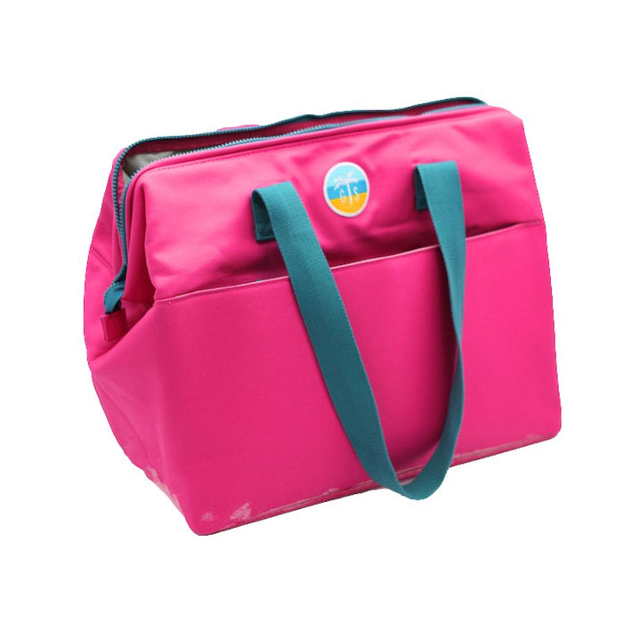 Gulf Shores Hinged Insulated Tote with matching wristlet