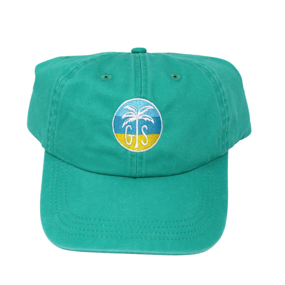 pigment dyed ladies cap green