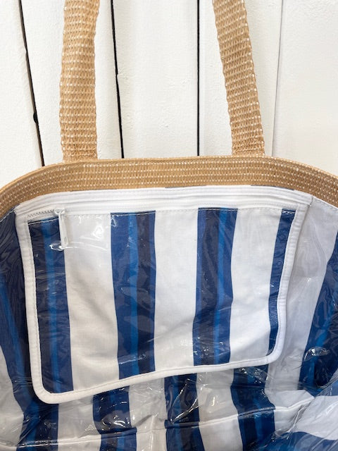Raffia Shopper Tote