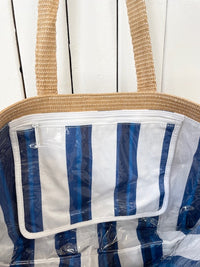 Raffia Shopper Tote
