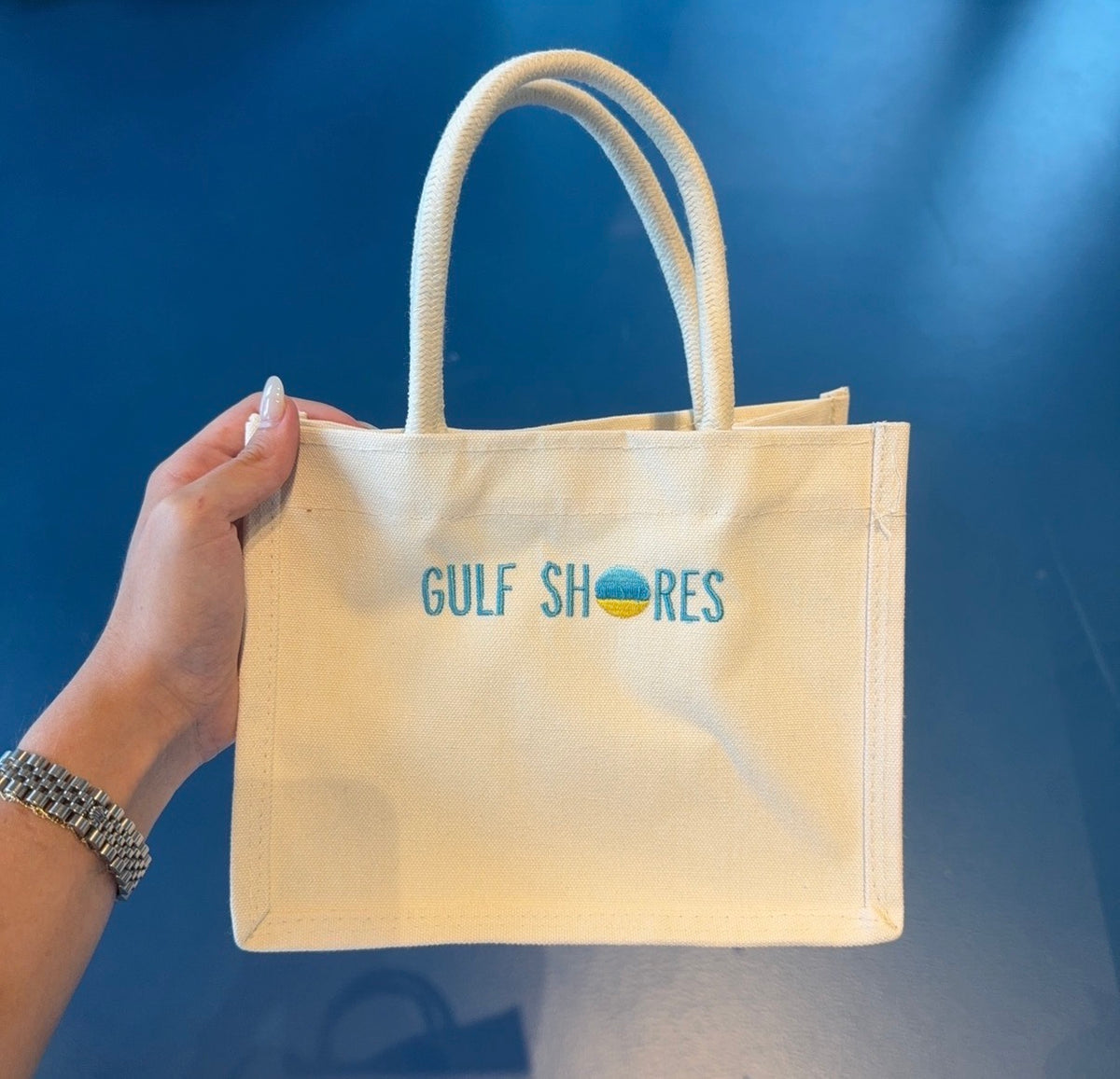 small natural tote