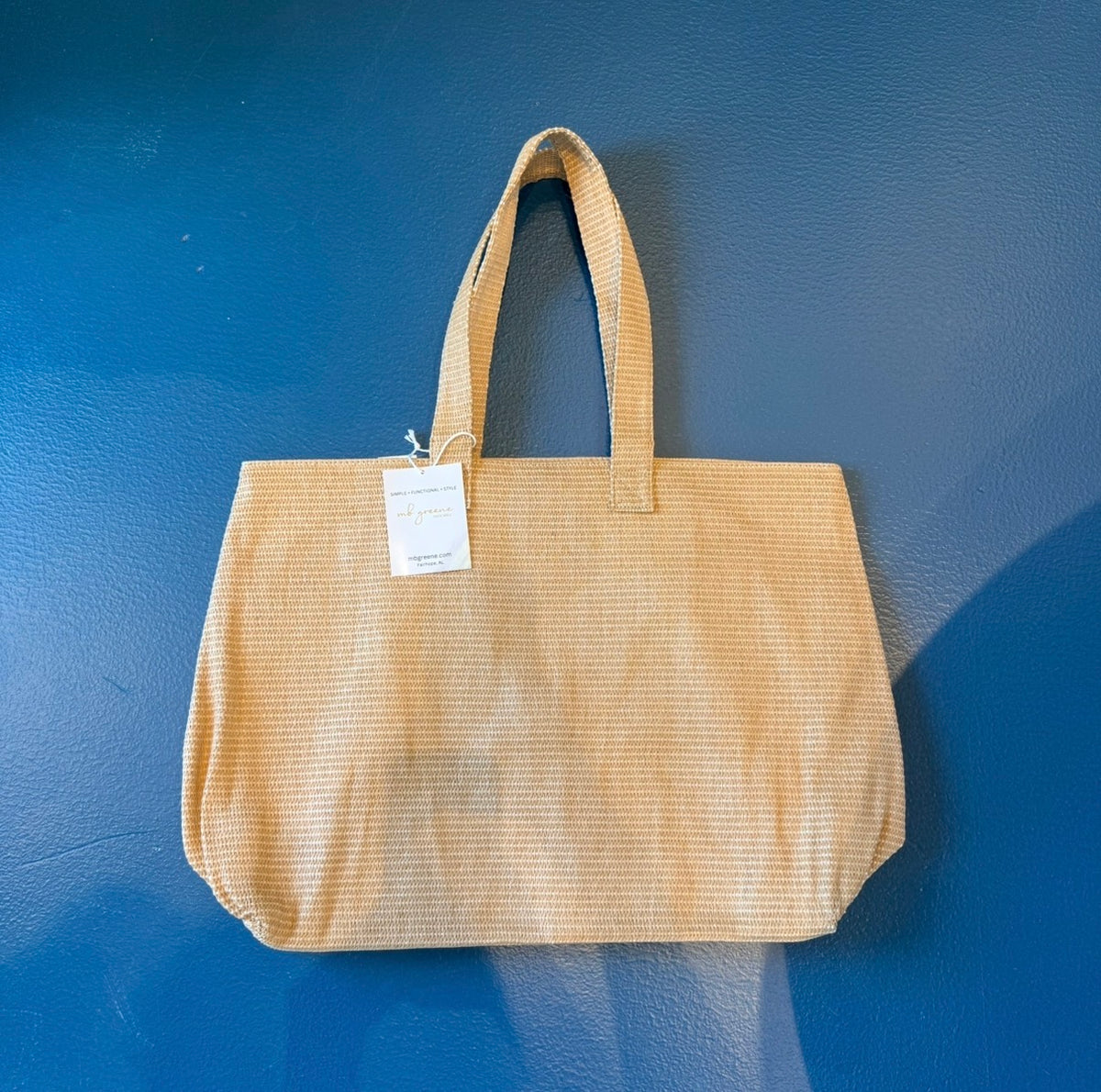 Raffia Large Tote