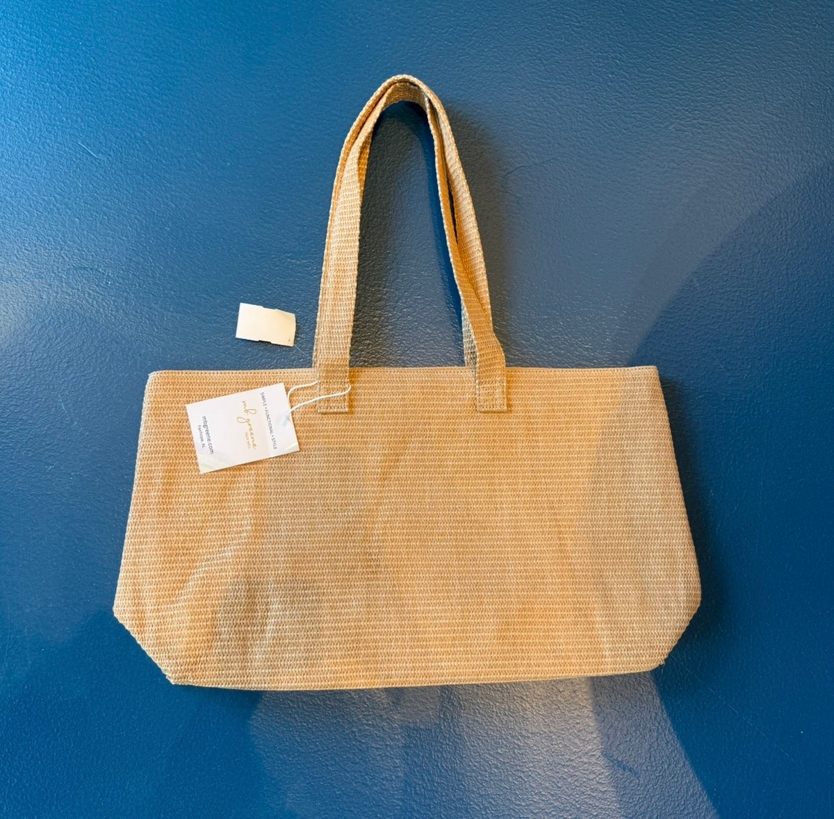 Raffia Shopper Tote