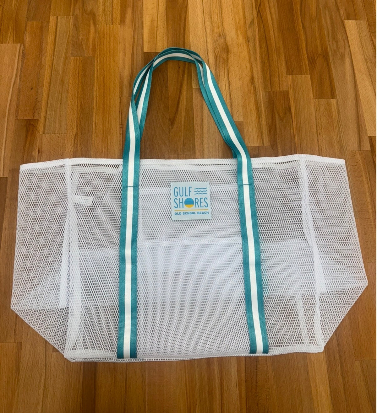 Mesh Tote Old School Beach